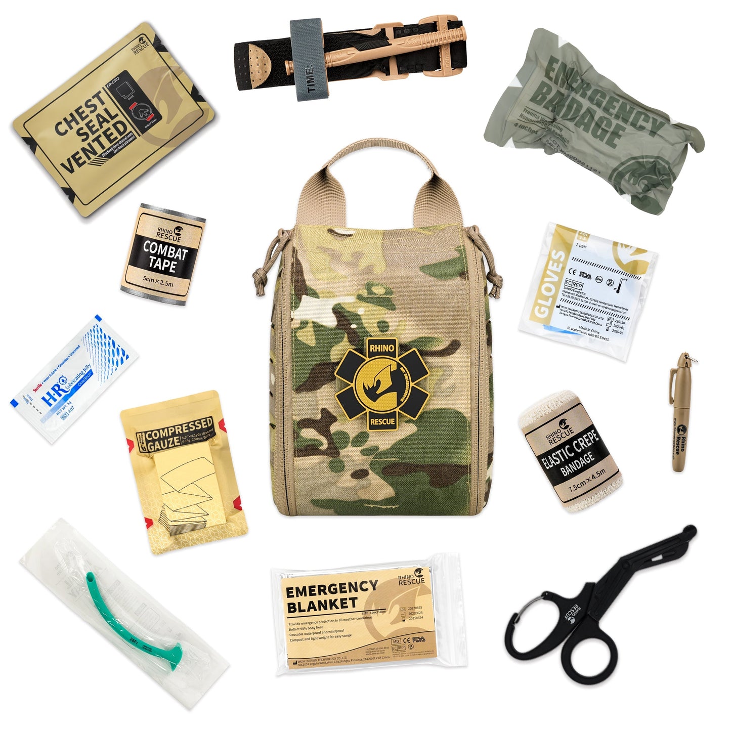 RHINO QF-002M Bleed Control IFAK-Portable Medical Kits