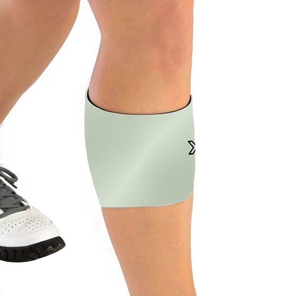 Body Helix Calf Compression Sleeve Silver
