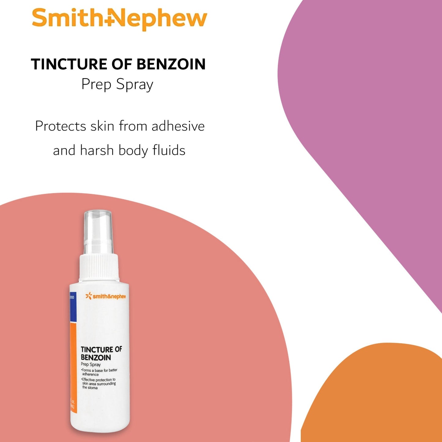 Smith & Nephew Benzoin Tincture Antiseptic, 4-ounce Spray Bottle