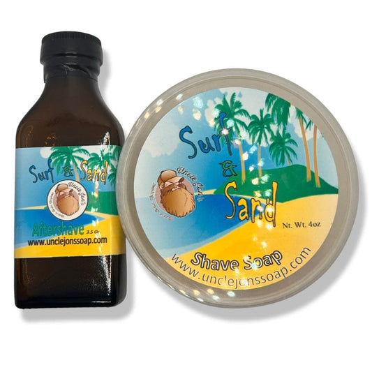 Surf & Sand Shaving Soap and Splash - by Uncle Jon's Soap (Pre-Owned)
