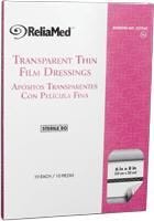 ReliaMed TF68 Transparent Thin Film Adhesive Dressing, Box of 10